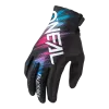 Γυναικεία γάντια motocross O'NEAL MATRIX VOLTAGE ΜΑΥΡΟ/MULTI