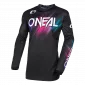 Γυναικεία μπλούζα motocross O'NEAL ELEMENT VOLTAGE BLACK/MULTI thumb