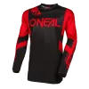 Μπλούζα μηχανής O`NEAL ELEMENT RACEWEAR BLACK/RED V.24