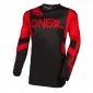 Μπλούζα μηχανής O`NEAL ELEMENT RACEWEAR BLACK/RED V.24 thumb