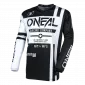 Μπλούζα μηχανής O`NEAL ELEMENT WARHAWK BLACK/WHITE thumb