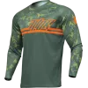 Παιδική μπλούζα motocross THOR YOUTH SECTOR DIGI ΠΡΑΣΙΝΟ/ΠΟΡΤΟΚΑΛΙ