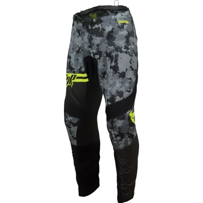 Παιδικό παντελόνι motocross THOR YOUTH SECTOR DIGI ΜΑΥΡΟ/ACID