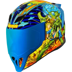 Κράνος μηχανής ICON AIRFLITE Bugoid Blitz BL FULL FACE Κράνος μηχανής ICON AIRFLITE Bugoid Blitz BL FULL FACE