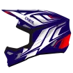 Παιδικό κράνος motocross O'NEAL 3SERIES VERTICAL ΜΠΛΕ/ΛΕΥΚΟ/ΚΟΚΚΙΝΟ V.24 thumb
