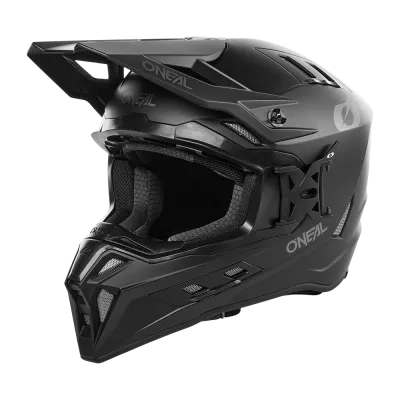 Κράνος motocross O'NEAL EX-SRS SOLID ΜΑΥΡΟ V.24