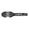 Παιδική μάσκα motocross O'NEAL B-10 SOLID ΜΑΥΡΟ - CLEAR V.24