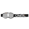 Παιδική μάσκα motocross O'NEAL B-10 ATTACK ΜΑΥΡΟ/ΛΕΥΚΟ - SILVER MIRROR V.24