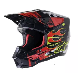 Κράνος μηχανής ALPINESTARS SM5 RASH RED/G Κράνος μηχανής ALPINESTARS SM5 RASH RED/G