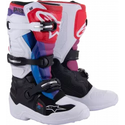 Παιδικές μπότες motocross ALPINESTARS TECH 7S W/B/RAINBOW Παιδικές μπότες motocross ALPINESTARS TECH 7S W/B/RAINBOW