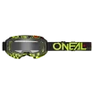 Μάσκα motocross O'NEAL B-10 ATTACK BLACK/NEON YELLOW - CLEAR V.24 thumb