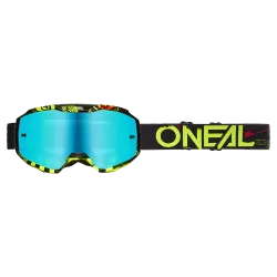 Μάσκα motocross O'NEAL B-10 ATTACK BLACK/NEON YELLOW - RADIUM BLUE V.24 Μάσκα motocross O'NEAL B-10 ATTACK BLACK/NEON YELLOW - RADIUM BLUE V.24
