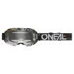 Μάσκα motocross O'NEAL B-10 ATTACK BLACK/WHITE - CLEAR V.24 thumb