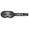 Μάσκα motocross O'NEAL B-10 SOLID BLACK - CLEAR V.24