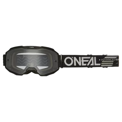 Μάσκα motocross O'NEAL B-10 SOLID BLACK - CLEAR V.24