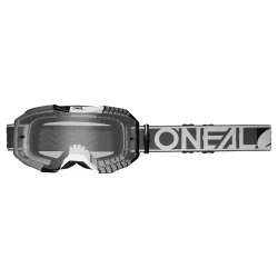 Μάσκα μοτοσυκλέτας για motocross O'NEAL B-10 DUPLEX GRAY/WHITE/BLACK - CLEAR V.24 Μάσκα μοτοσυκλέτας για motocross O'NEAL B-10 DUPLEX GRAY/WHITE/BLACK - CLEAR V.24