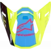 Sunvisor για κράνος motocross ALPINESTARS Supertech M10 UNIT YL/BK