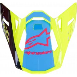 Sunvisor για κράνος motocross ALPINESTARS Supertech M10 UNIT YL/BK Sunvisor για κράνος motocross ALPINESTARS Supertech M10 UNIT YL/BK