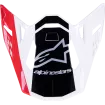 Sunvisor για κράνος motocross ALPINESTARS Supertech M10 UNIT RD/WT Sunvisor για κράνος motocross ALPINESTARS Supertech M10 UNIT RD/WT thumb