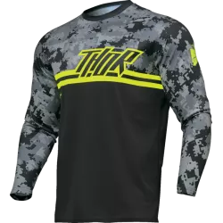 Μπλούζα μηχανής motocross THOR SECTOR DIGI GRAY/ACID Μπλούζα μηχανής motocross THOR SECTOR DIGI GRAY/ACID