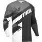 Μπλούζα μηχανής motocross THOR SECTOR CHECKER BLACK/GRAY