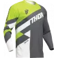 Μπλούζα μηχανής motocross THOR SECTOR CHECKER GRAY/ACID thumb