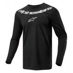 Μπλούζα μηχανής motocross ALPINESTARS F-GRAPH BLK/SILV Μπλούζα μηχανής motocross ALPINESTARS F-GRAPH BLK/SILV