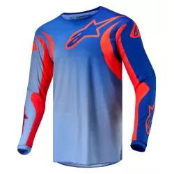 Μπλούζα μηχανής motocross ALPINESTARS F-LUCE BLUE/ORG Μπλούζα μηχανής motocross ALPINESTARS F-LUCE BLUE/ORG