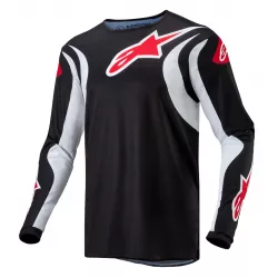 Μπλούζα μηχανής motocross ALPINESTARS F-LUCE BLK/WHT