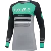 Γυναικεία μπλούζα motocross THOR PRIME BLAZE ΜΑΥΡΟ/ΤΕΑΛ Γυναικεία μπλούζα motocross THOR PRIME BLAZE ΜΑΥΡΟ/ΤΕΑΛ