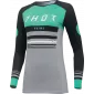 Γυναικεία μπλούζα motocross THOR PRIME BLAZE ΜΑΥΡΟ/ΤΕΑΛ thumb