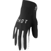 Γάντα motocross THOR AGILE SOLID BLACK/WHITE