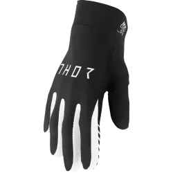 Γάντα motocross THOR AGILE SOLID BLACK/WHITE Γάντα motocross THOR AGILE SOLID BLACK/WHITE