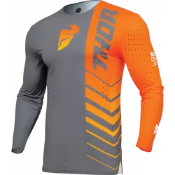 Μπλούζα μηχανής motocross THOR PRIME ANALOG GRAY/ORANGE Μπλούζα μηχανής motocross THOR PRIME ANALOG GRAY/ORANGE