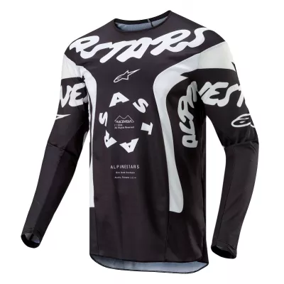 Μπλούζα motocross ALPINESTARS RAC-HANA BLK/WHT