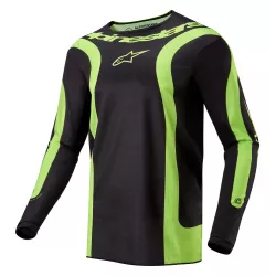 Μπλούζα μηχανής motocross ALPINESTARS F-LURV BLK/YLW FL Μπλούζα μηχανής motocross ALPINESTARS F-LURV BLK/YLW FL
