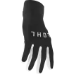 Γάντα motocross THOR AGILE SOLID BLACK/WHITE thumb
