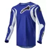 Μπλούζα μηχανής motocross ALPINESTARS F-LUCE BLUE/WHT
