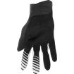 Γάντα motocross THOR AGILE SOLID BLACK/WHITE thumb
