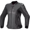 Γυναικείο δερμάτινο μπουφάν μηχανής ALPINESTARS Stella GP Plus R v4 ΜΑΥΡΟ