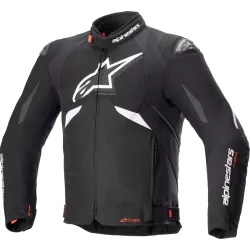 Μπουφάν μηχανής ALPINESTARS T-GP R V3 BLACK/WHT Μπουφάν μηχανής ALPINESTARS T-GP R V3 BLACK/WHT