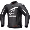 Δερμάτινο μπουφάν μηχανής ALPINESTARS GP PLUS R V4 BLACK/WHITE