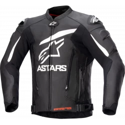 Δερμάτινο μπουφάν μηχανής ALPINESTARS GP PLUS R V4 BLACK/WHITE Δερμάτινο μπουφάν μηχανής ALPINESTARS GP PLUS R V4 BLACK/WHITE