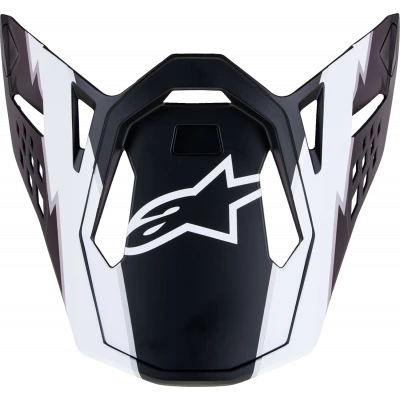 Γείσο για κράνος motocross ALPINESTARS Supertech M10 BLACK/WHT