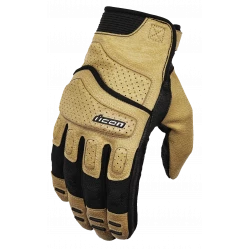 Δερμάτινα γάντια μηχανής ICON SUPERDUTY3 - TAN Δερμάτινα γάντια μηχανής ICON SUPERDUTY3 - TAN