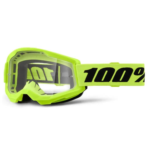 Μάσκα μηχανής motocross 100% STRATA2 NEON YELLOW 24 Μάσκα μηχανής motocross 100% STRATA2 NEON YELLOW 24