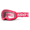 Μάσκα μηχανής motocross 100% STRATA2 PINK Μάσκα μηχανής motocross 100% STRATA2 PINK thumb