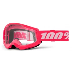 Μάσκα μηχανής motocross 100% STRATA2 PINK