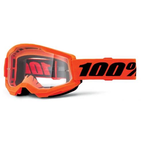 Μάσκα motocross 100% STRATA2 NEON ORANGE 24 Μάσκα motocross 100% STRATA2 NEON ORANGE 24