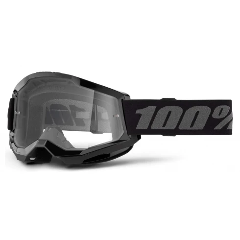Μάσκα μηχανής motocross 100% STRATA2 BLACK 24 Μάσκα μηχανής motocross 100% STRATA2 BLACK 24